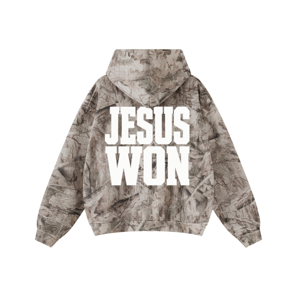 340GSM Men’s Heat-Transfer Desert Camouflage Hoodie Branch Camouflage